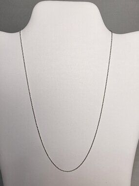 NWT Silver Treasures Sterling Silver 18" Singapore Chain Italy